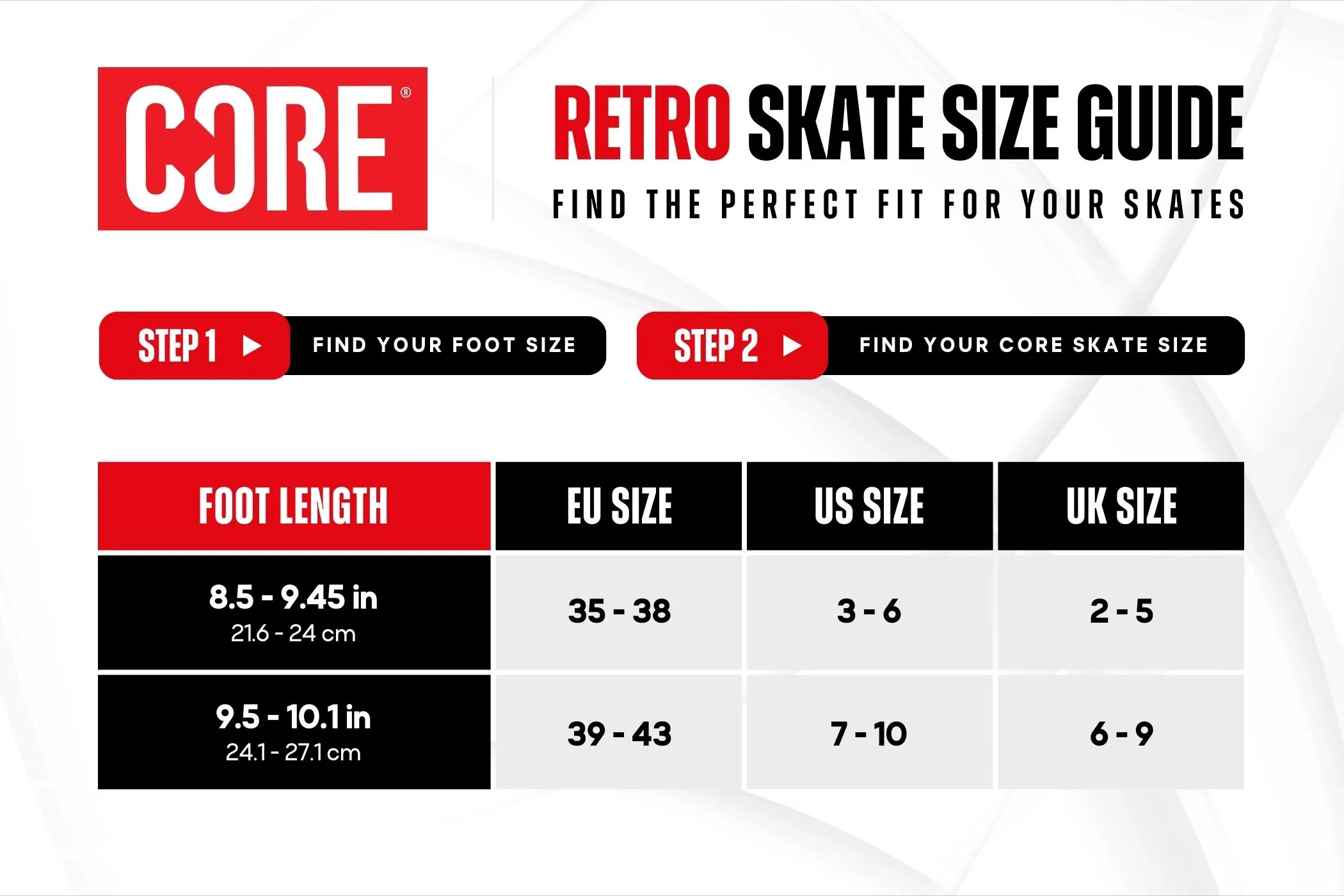 Scooter Size Guide